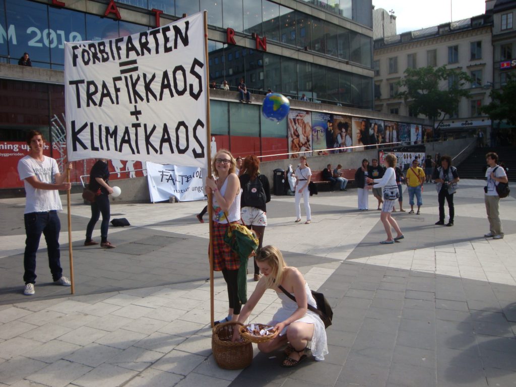 Förbifart sthlm protest