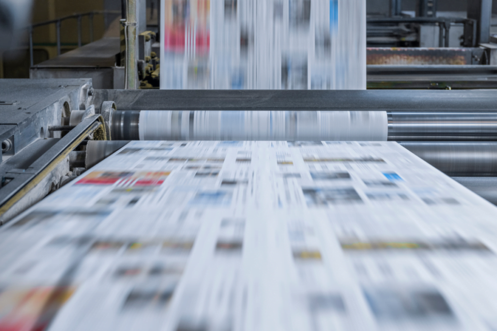 Tidningspress -Canva